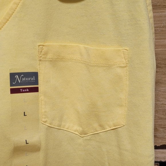 Yellow Tank Top Natural Reflections (Bass Pro) NWT - Picture 11 of 12